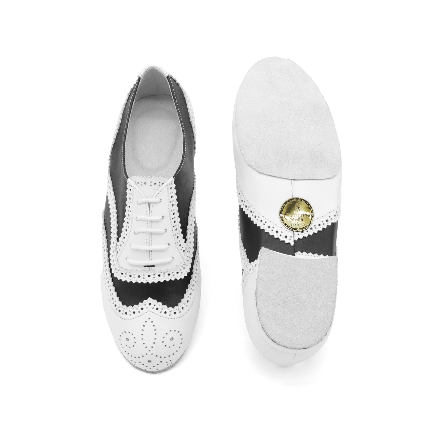 Dean – Ανδρικά Ασπρόμαυρα Tango Shoes με Στυλ CatherineStella