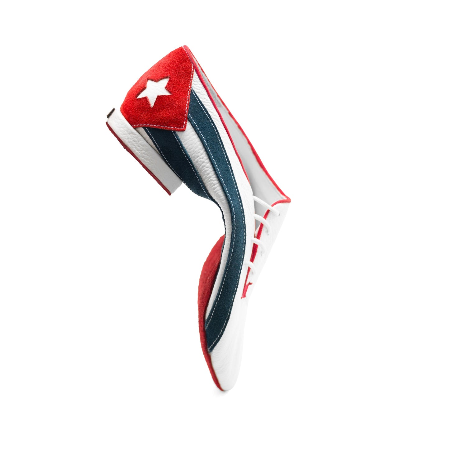 CUBA LIBRE Μαλακό Σκαρπίνι Latin με Κουβανέζικη Σημαία– Χειροποίητο με Ευλύγιστο Σχεδιασμό CatherineStella