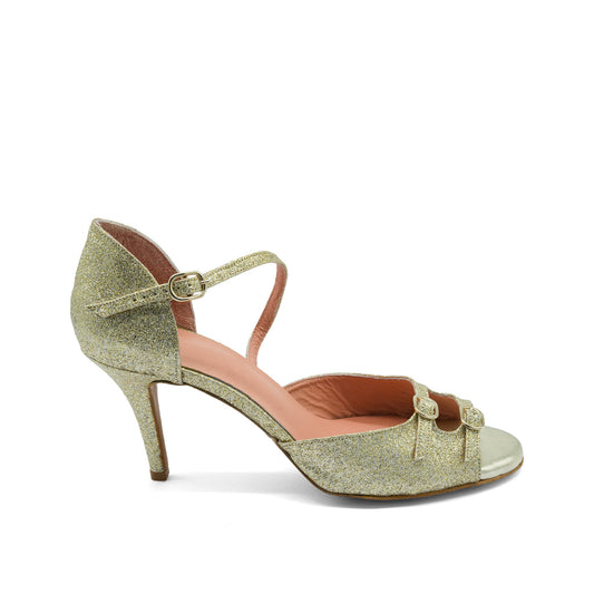 Radiant Step Χρυσό χορευτικό πέδιλο CatherineStella