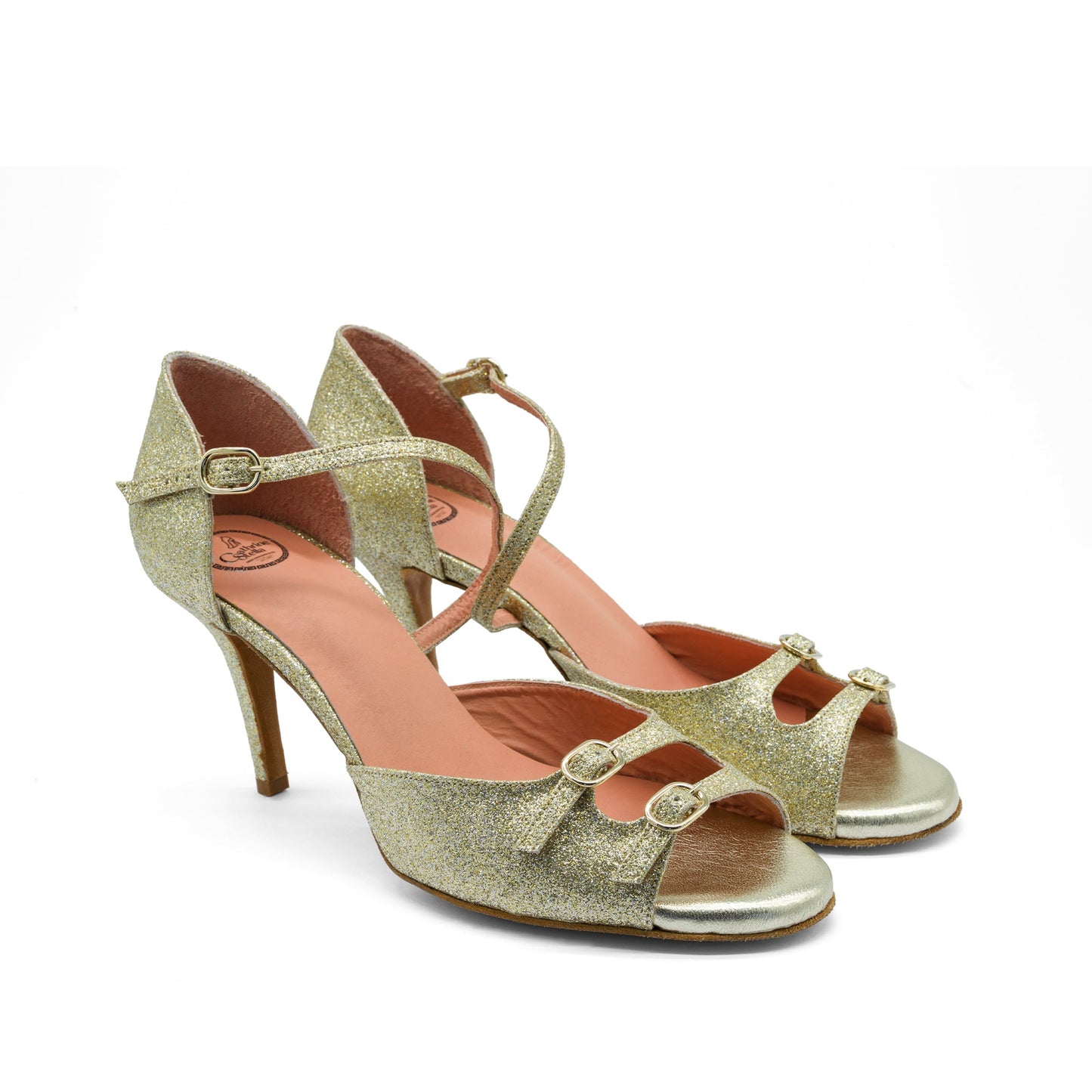 Radiant Step Χρυσό χορευτικό πέδιλο CatherineStella