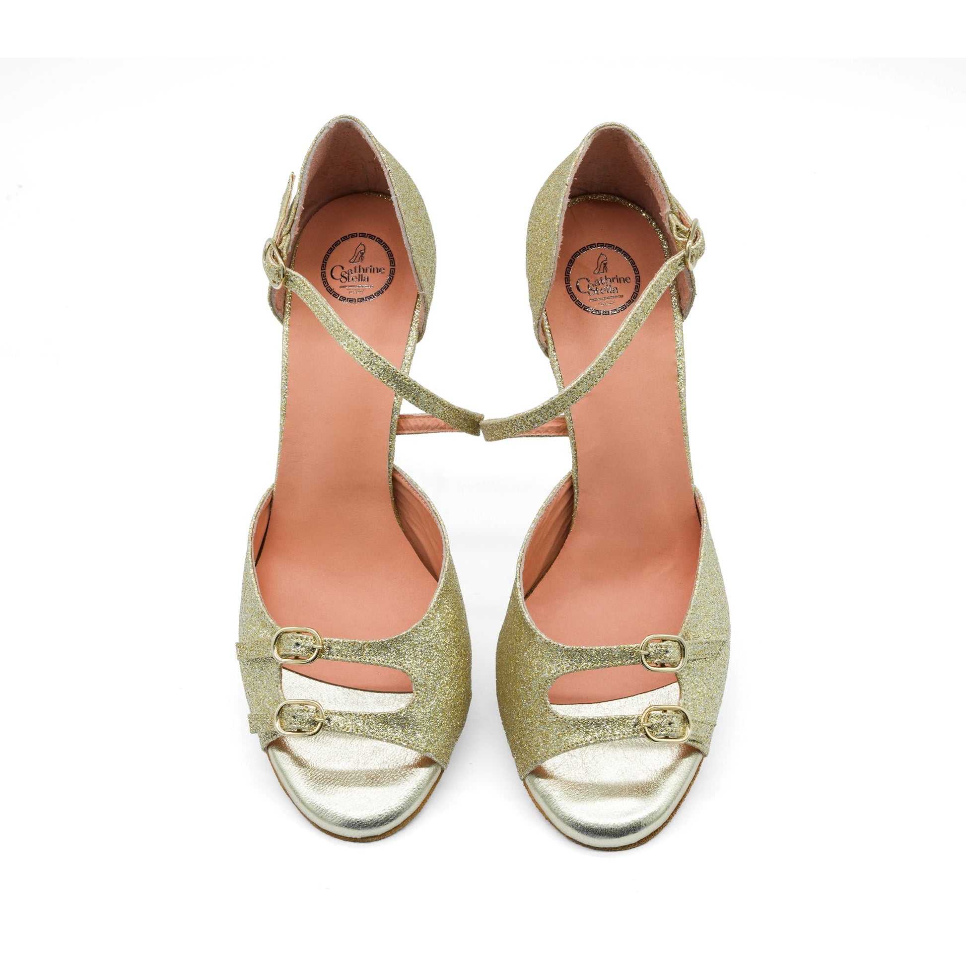 Radiant Step Χρυσό χορευτικό πέδιλο CatherineStella
