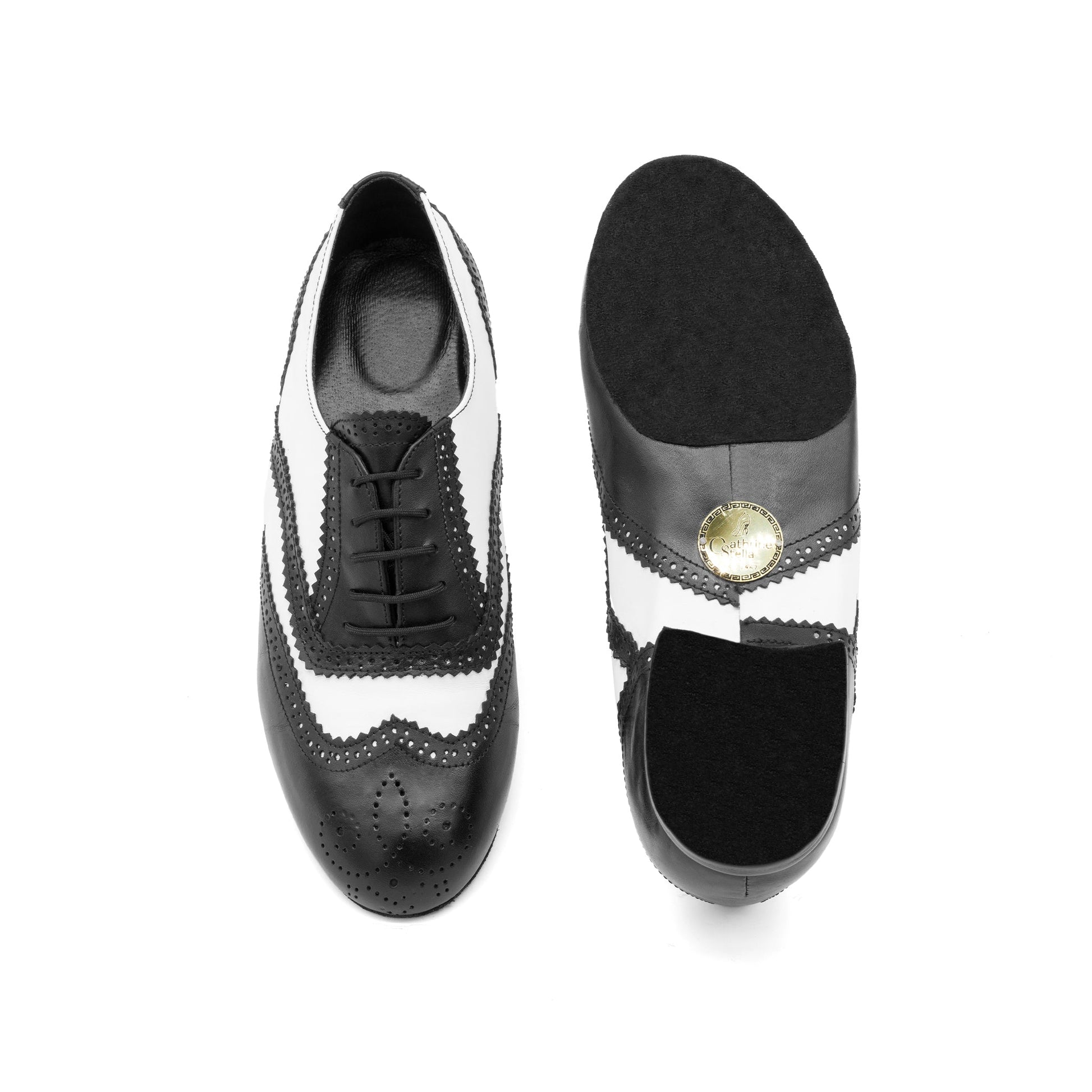 Dean – Ανδρικά Ασπρόμαυρα Tango Shoes με Στυλ CatherineStella