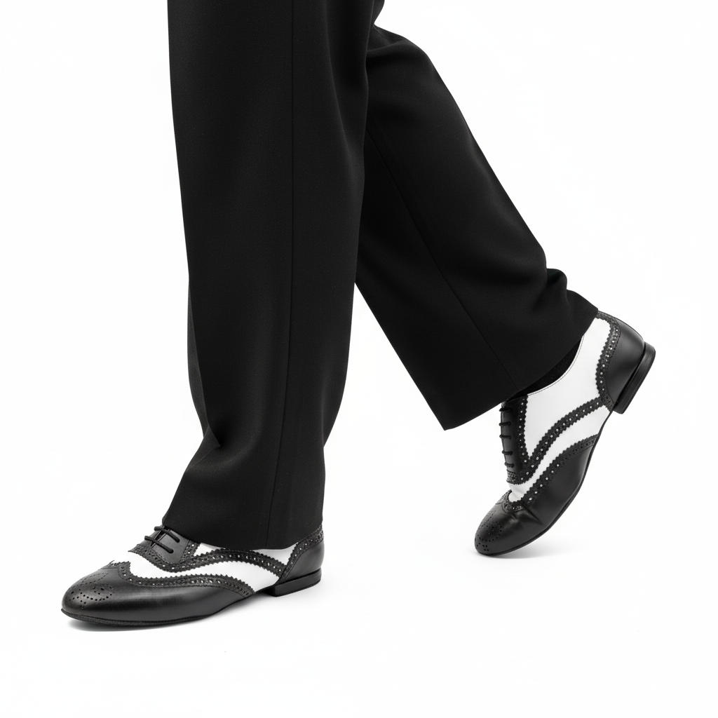 Dean – Ανδρικά Ασπρόμαυρα Tango Shoes με Στυλ CatherineStella